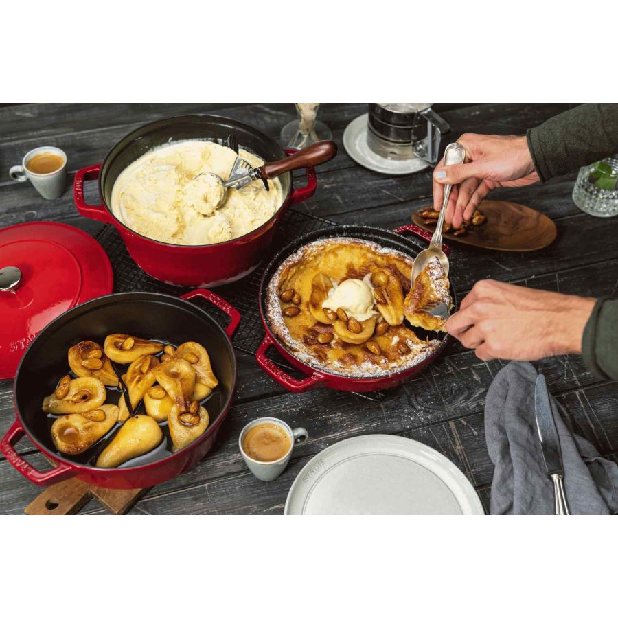 Staub Topfset 3-teilig 24 cm, Kirschrot