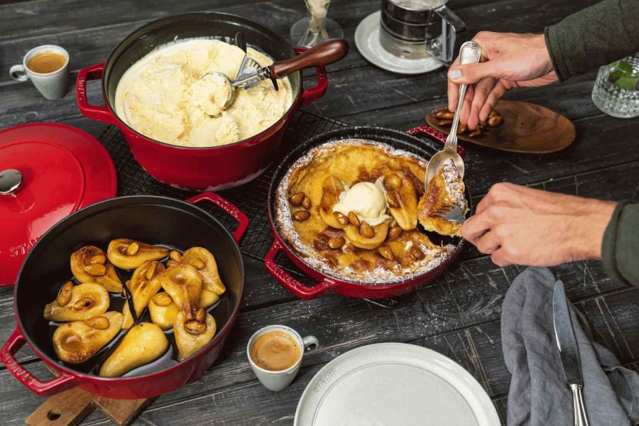 Staub Topfset 3-teilig 24 cm, Kirschrot