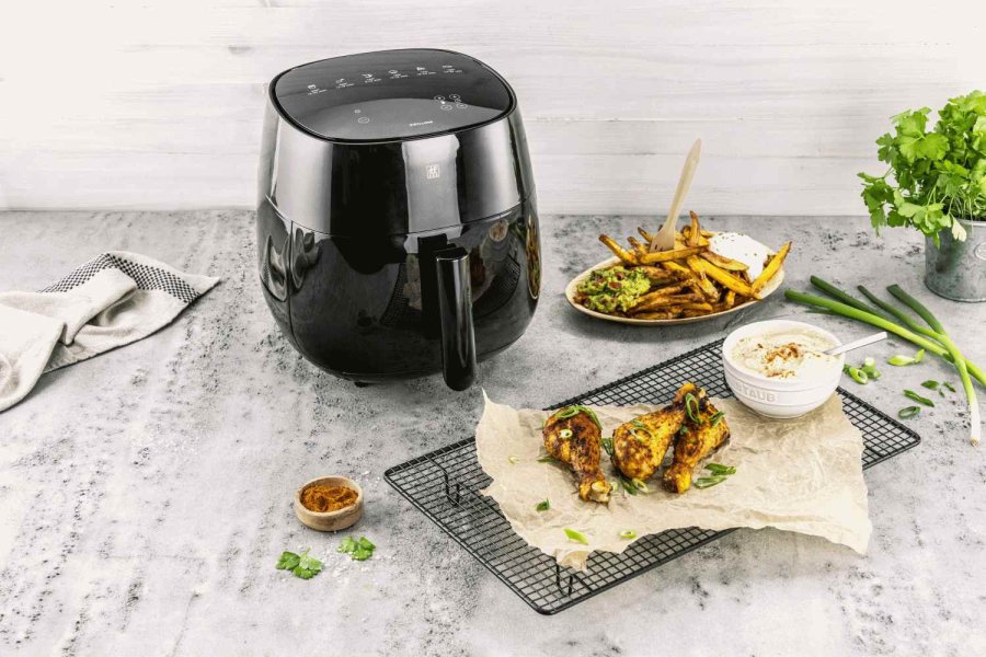Zwilling Heiluftfritteuse 4 L, Schwarz