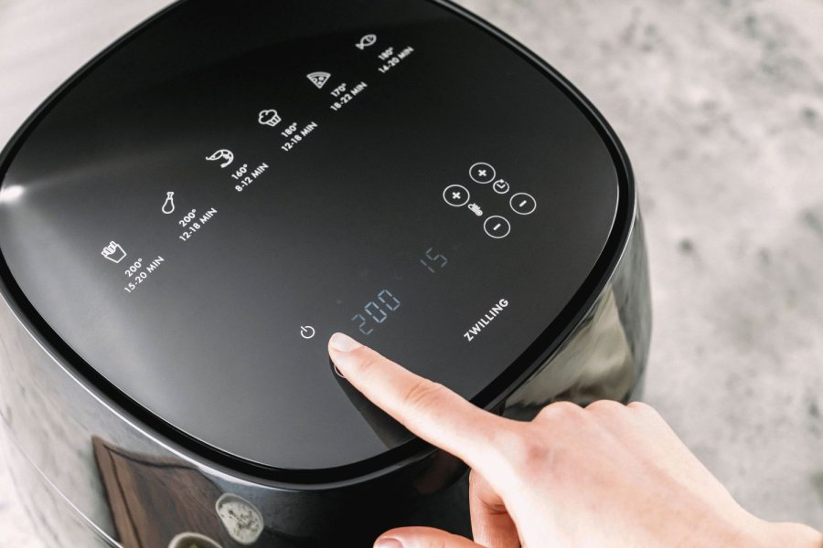 Zwilling Heiluftfritteuse 4 L, Schwarz