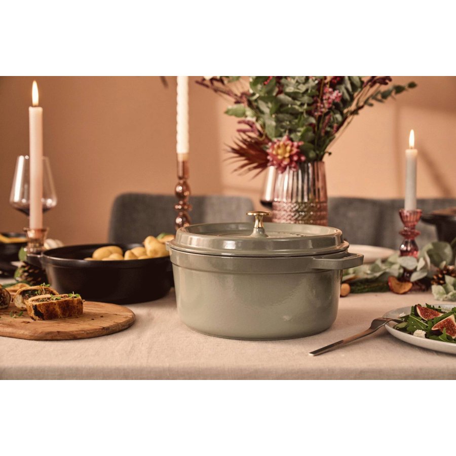 Staub La Cocotte Cocotte 28 cm/6,75 L, Eukalyptus