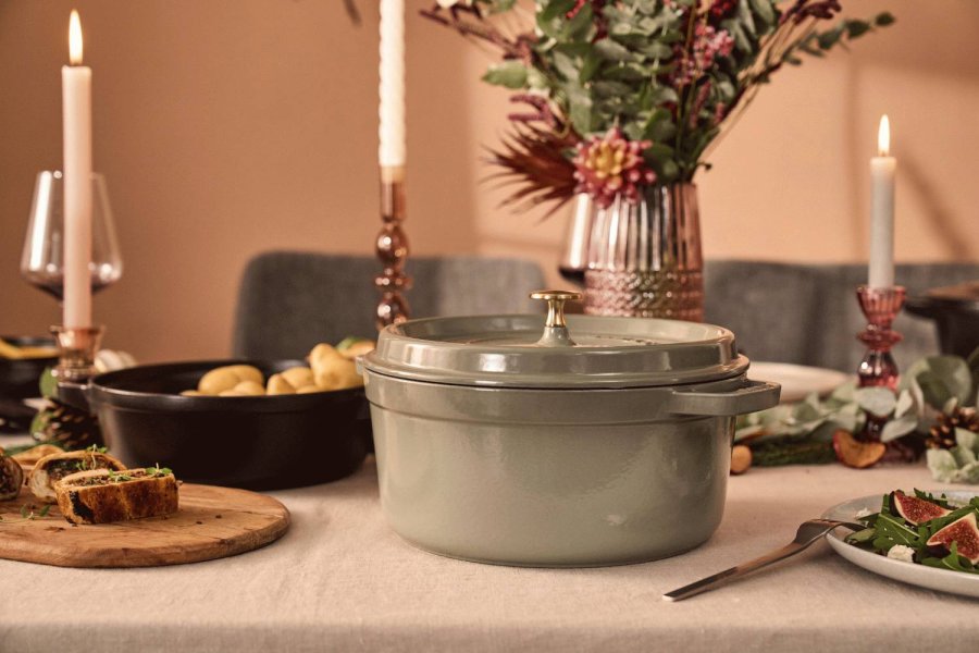 Staub La Cocotte Cocotte 28 cm/6,75 L, Eukalyptus