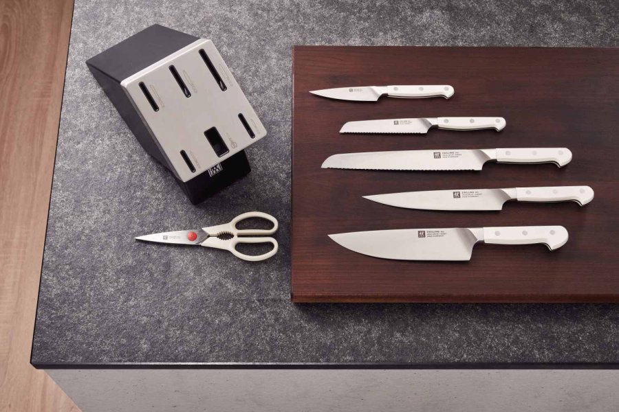 Zwilling Pro Le Blanc Selbstschrfender Messerblock 7-teilig, Schwarz