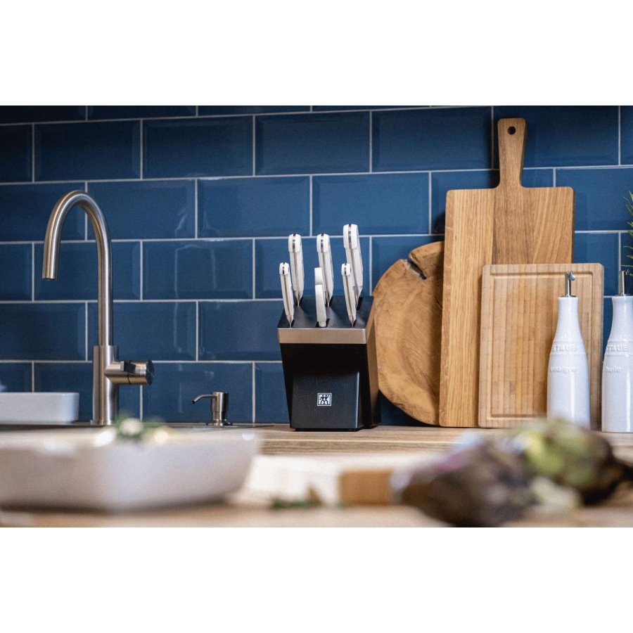 Zwilling Pro Le Blanc Selbstschrfender Messerblock 7-teilig, Schwarz