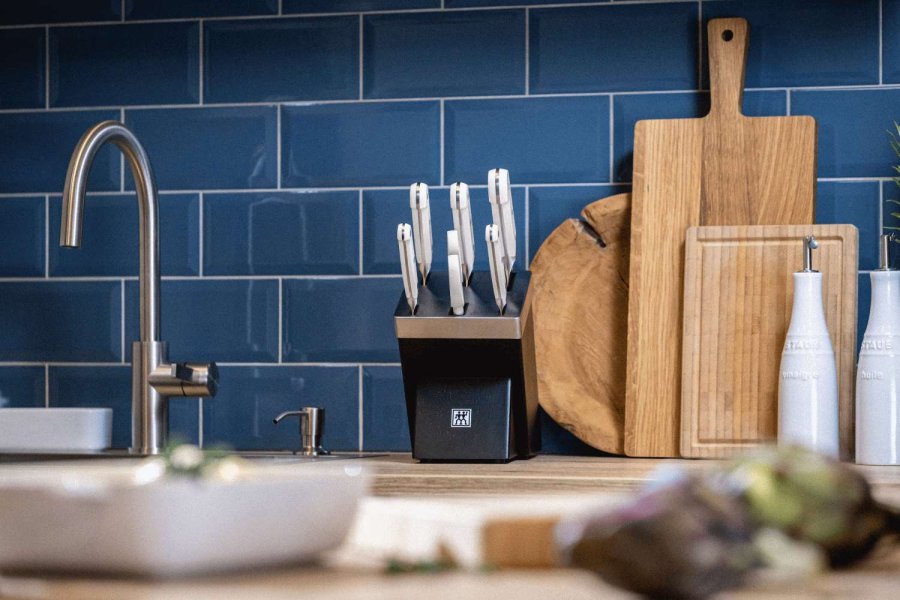 Zwilling Pro Le Blanc Selbstschrfender Messerblock 7-teilig, Schwarz