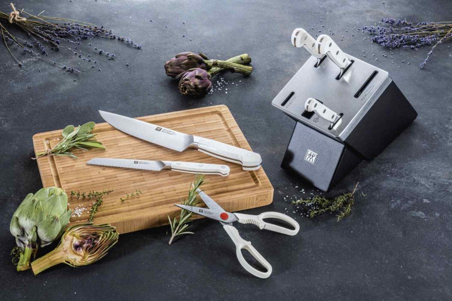 Zwilling Pro Le Blanc Selbstschrfender Messerblock 7-teilig, Schwarz