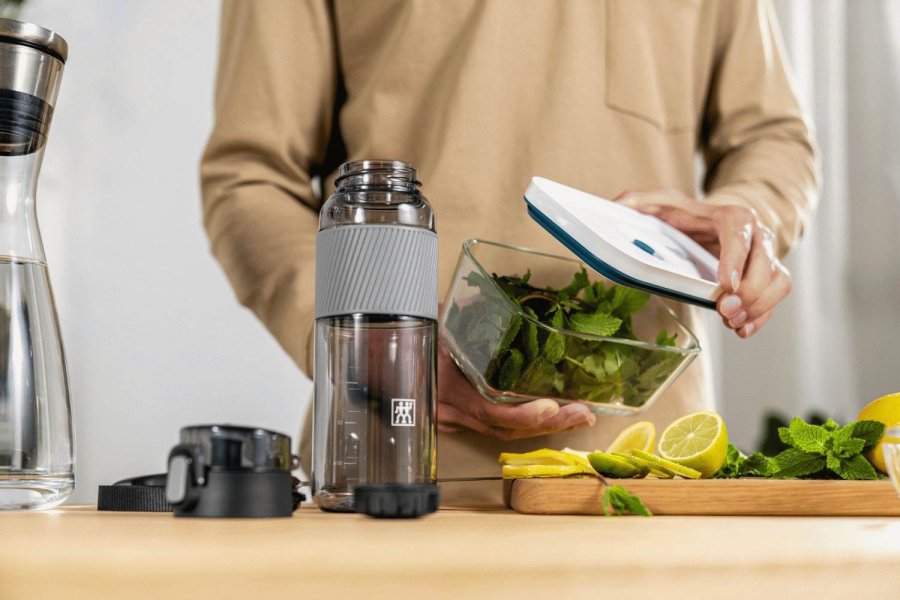 Zwilling Trinkflasche 680 ml, Grau