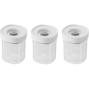 Zwilling Fresh & Save CUBE-Set 3er Set XS/120 ml, Transparent/Wei