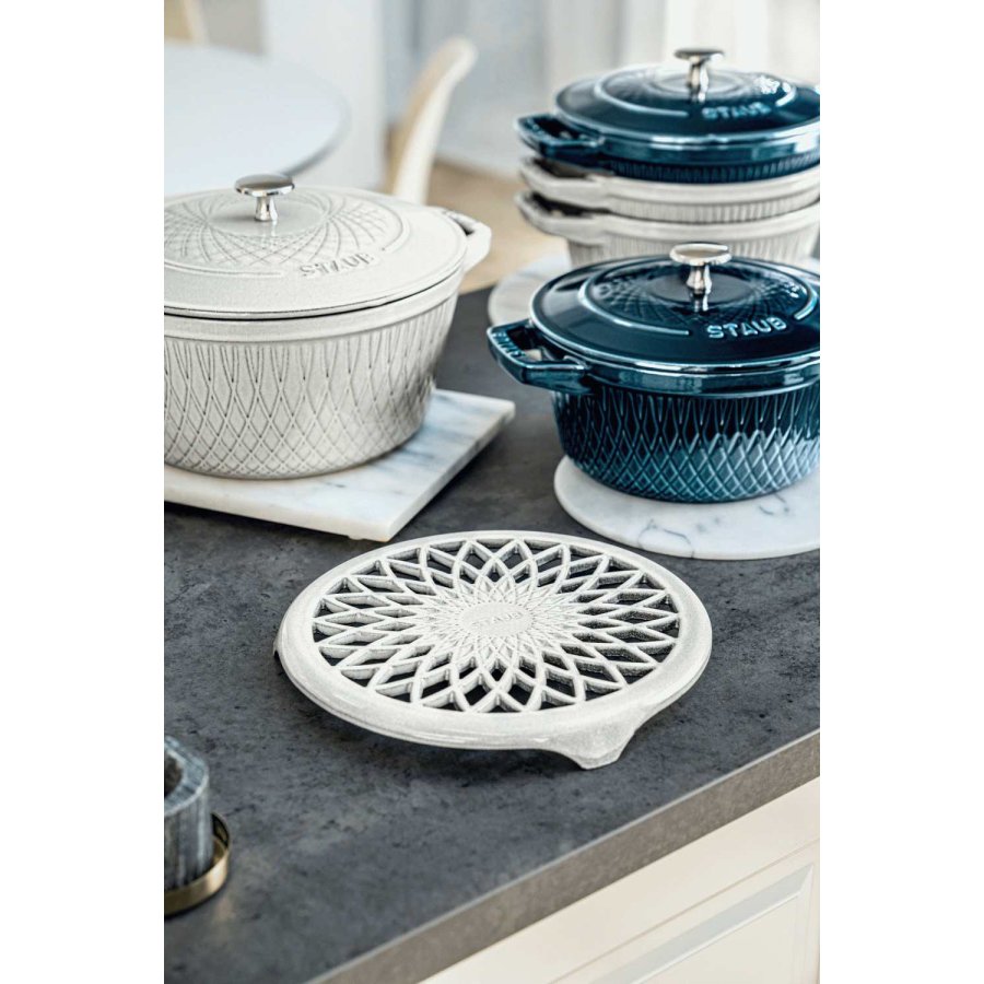 Staub Untersetzer 23 cm, White Truffle