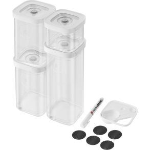 Zwilling Fresh & Save CUBE Aufbewahrungsset S 6 Dele, Transparent/Wei