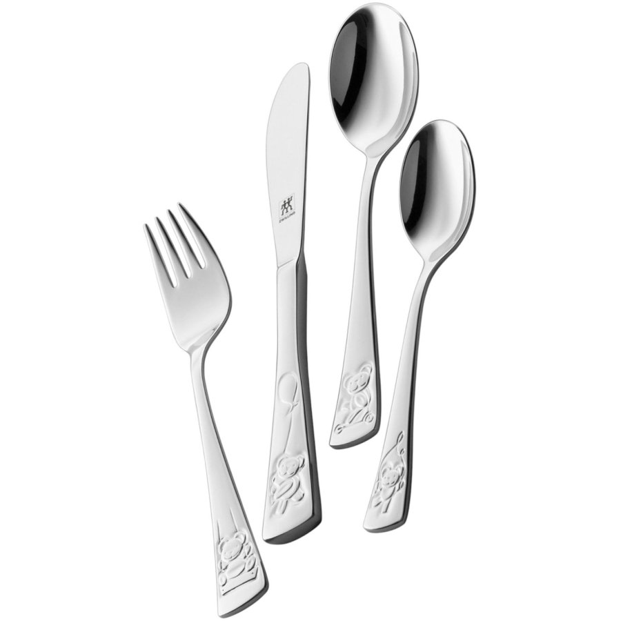Zwilling Teddy Kinderbesteckset 4-teilig, Edelstahl