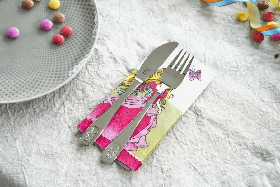 Zwilling Bino Kinderbesteckset 4-teilig, Blankstahl