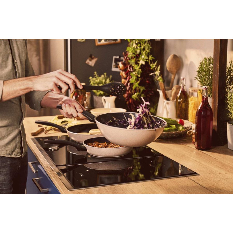 BALLARINI Ledro Wokpfanne 28 cm, Beige