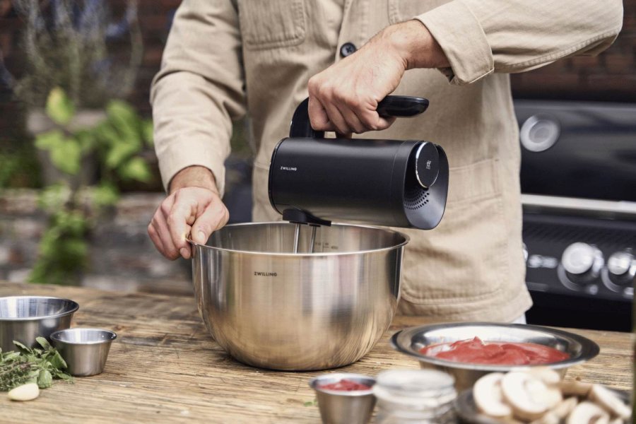 Zwilling XTEND Snoerloze Handmixer, Zwart