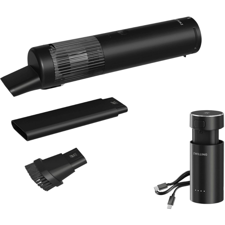 Zwilling XTEND Kabelloses Staubsauger-Starterset, Schwarz