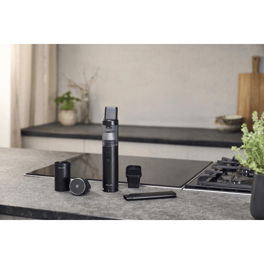 Zwilling XTEND Kabelloses Staubsauger-Starterset, Schwarz