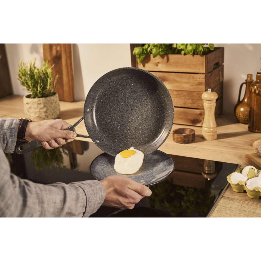 BALLARINI Salina Ceramic Bratpfanne 28 cm, Stone Grey