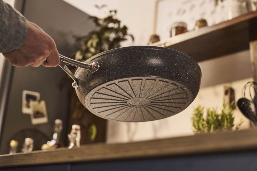 BALLARINI Salina Ceramic Bratpfanne 32 cm, Stone Grey