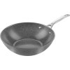 BALLARINI Salina Ceramic Wok 30 cm, Stone Grey