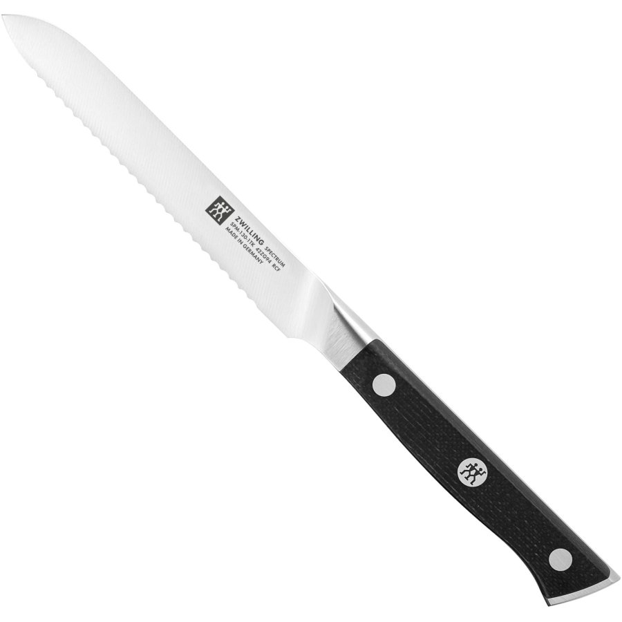 Zwilling Spectrum Tomatenmesser 13 cm, Schwarz