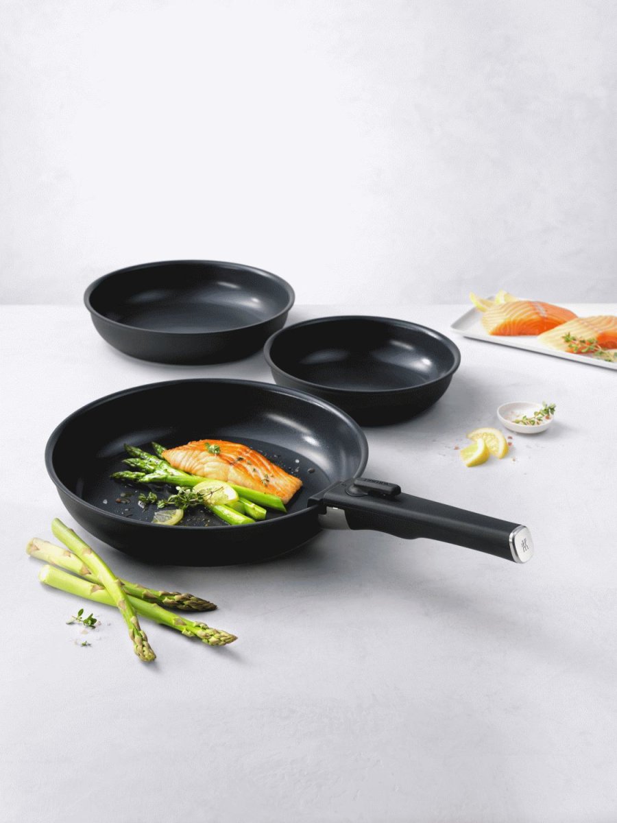 Zwilling Unlock Bratpfannenset 4-teilig, Schwarz