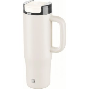 Zwilling Thermo Plus Thermobecher mit Strohhalm 0,9 L, Creme