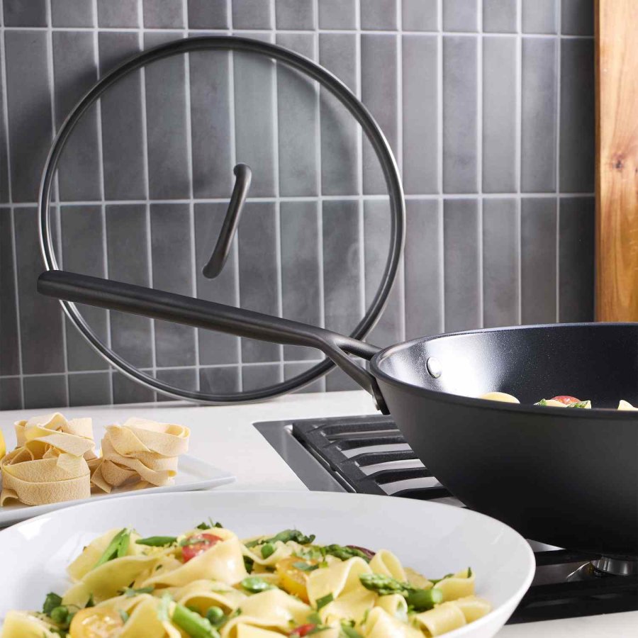 ZWILLING Milano Wok m. Glasl�g 30 cm, Sort