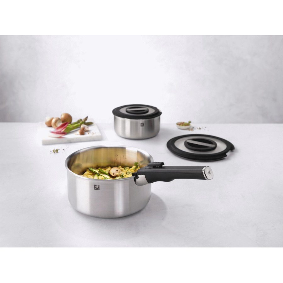 Zwilling Unlock Kochtopfset 5-teilig, Silber