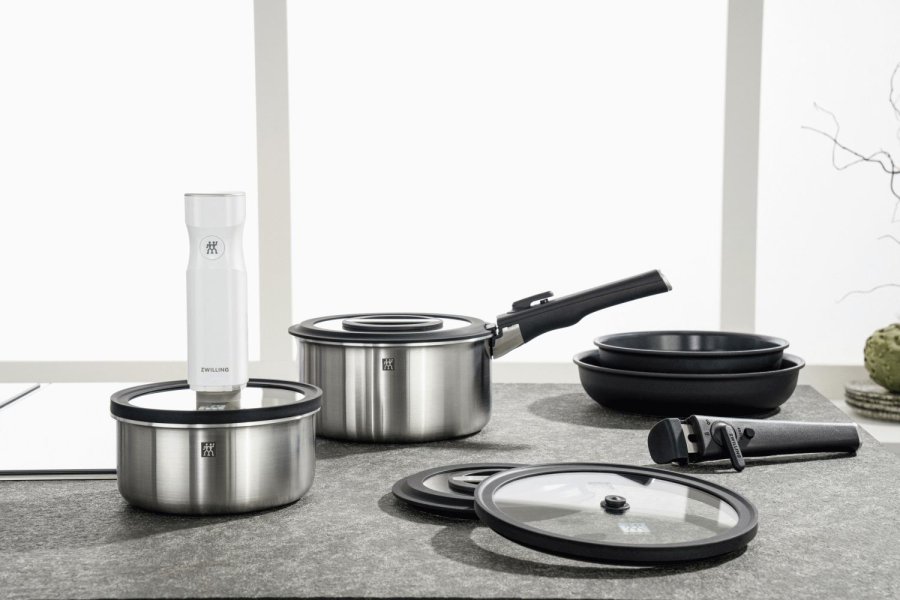 Zwilling Unlock Kochtopfset 5-teilig, Silber