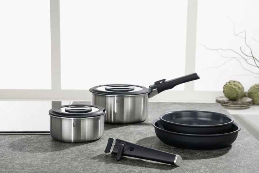 Zwilling Unlock Kochtopfset 5-teilig, Silber