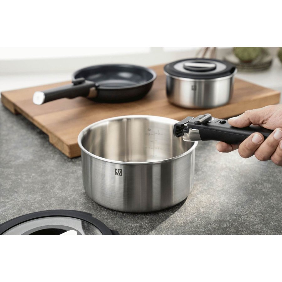 Zwilling Unlock Griff f&uuml;r T&ouml;pfe und Pfannen, Schwarz
