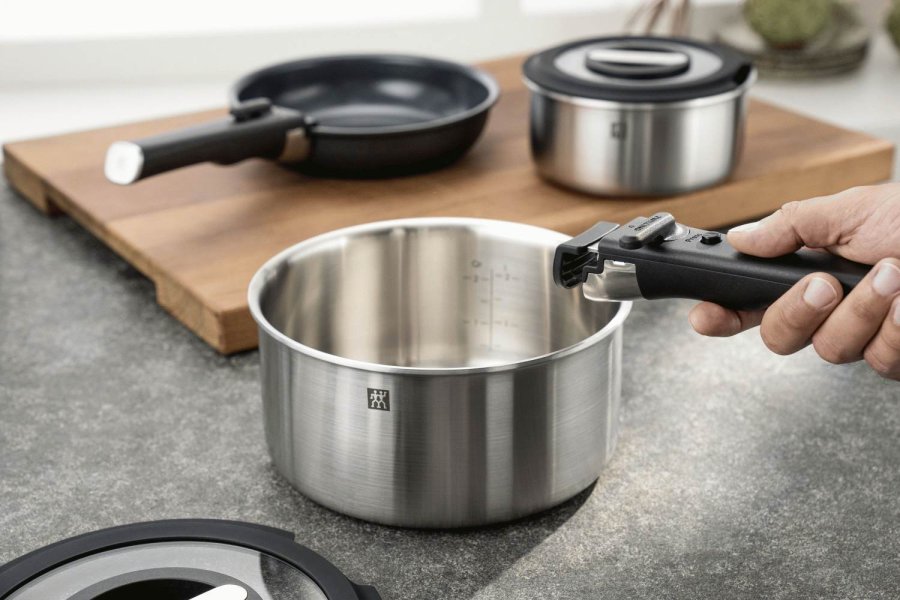 Zwilling Unlock Griff f&uuml;r T&ouml;pfe und Pfannen, Schwarz