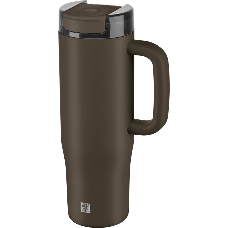Zwilling Thermo Plus Thermobecher mit Strohhalm 0,9 L, Schokolade
