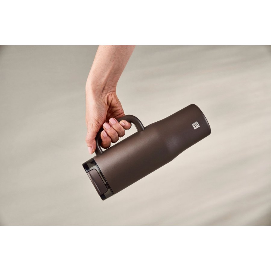 Zwilling Thermo Plus Thermobecher mit Strohhalm 0,9 L, Schokolade