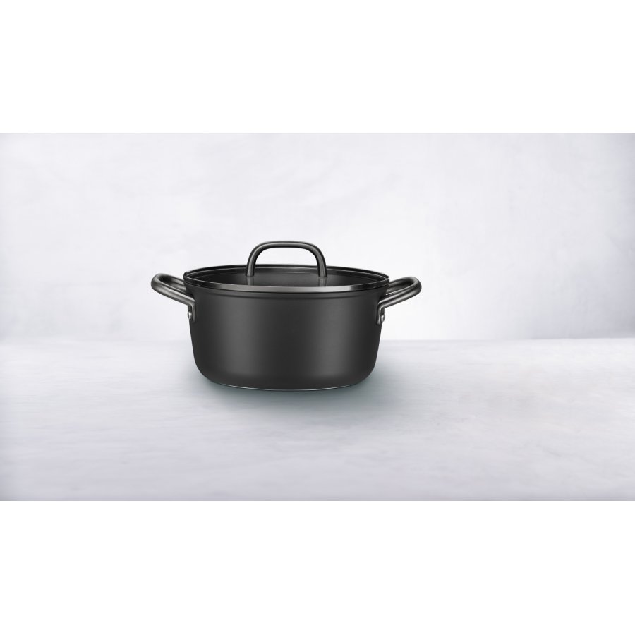 ZWILLING Milano Gryde m. Glasl�g 24 cm, Sort