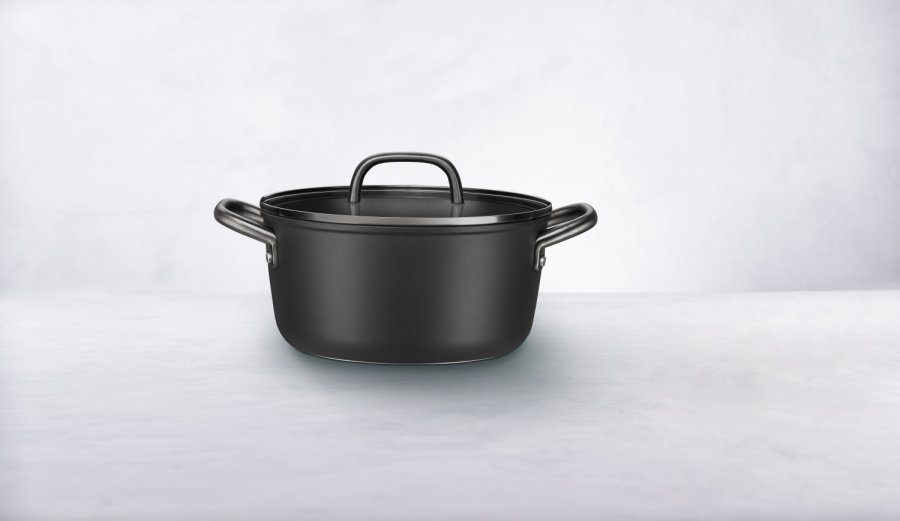 ZWILLING Milano Gryde m. Glasl�g 24 cm, Sort