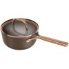 ZWILLING Milano Kasserolle m. Glasl�g 18 cm, Brun
