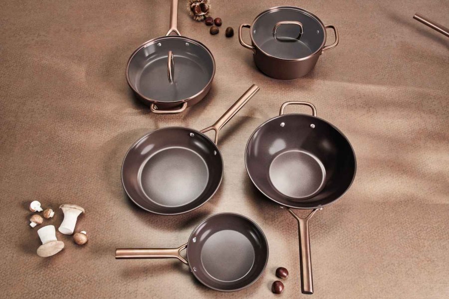 ZWILLING Milano Kasserolle m. Glasl�g 18 cm, Brun