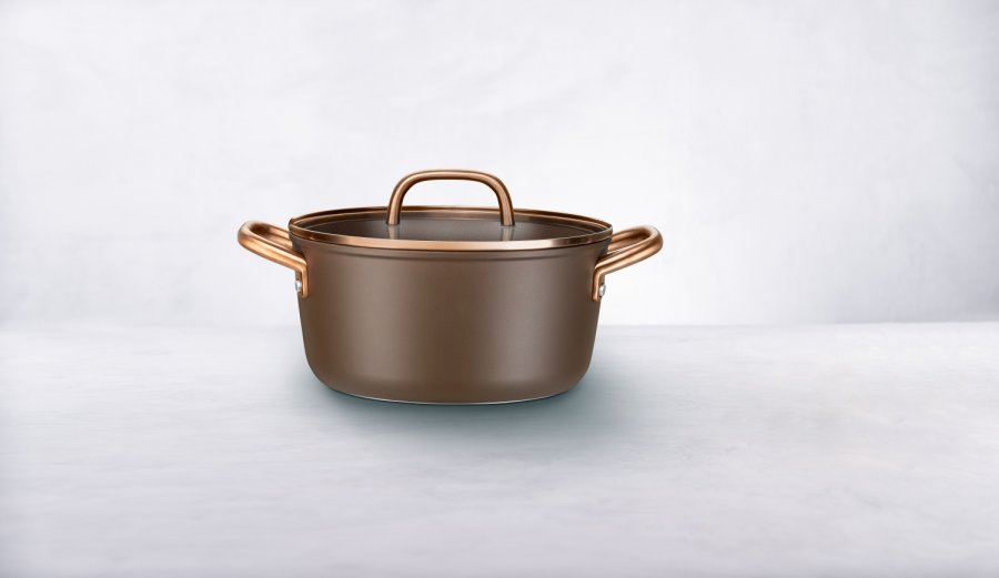 ZWILLING Milano Gryde m. Glasl�g 24 cm, Brun