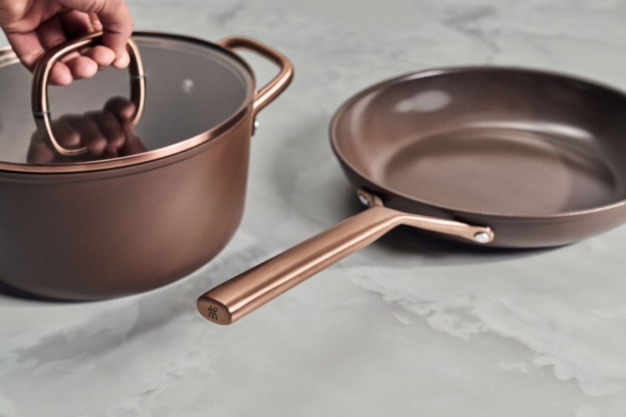 ZWILLING Milano Gryde m. Glasl�g 24 cm, Brun