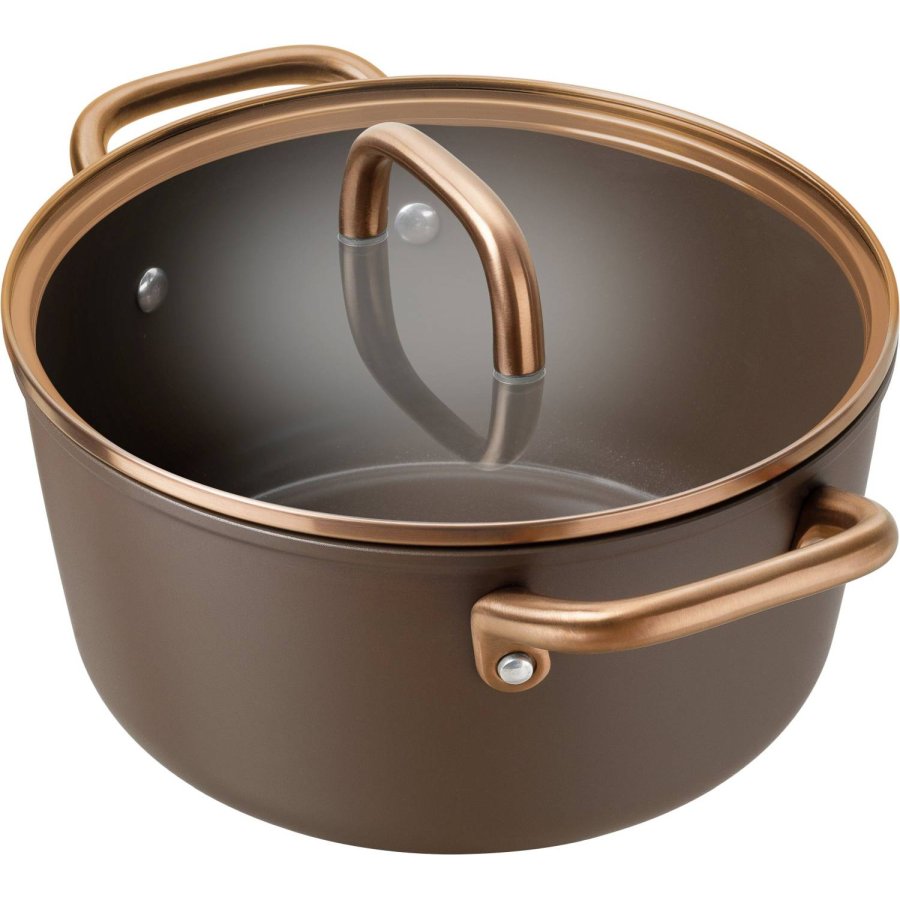 ZWILLING Milano Gryde m. Glasl�g 24 cm, Brun
