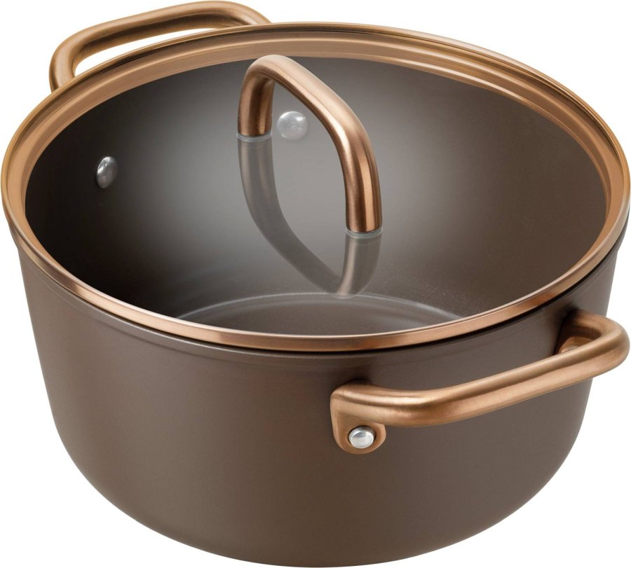 ZWILLING Milano Gryde m. Glasl�g 24 cm, Brun