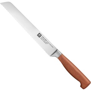 Zwilling **** VIER STERNE Wood Brotmesser 20 cm, Braun