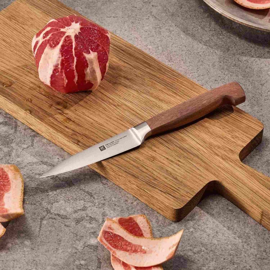 Zwilling **** VIER STERNE Wood Kr&auml;utermesser 10 cm, Braun