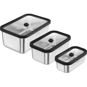 ZWILLING Fresh & Save Vakuumbeholders�t 6 Dele, Rustfrit St�l