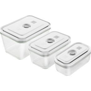 Zwilling Fresh & Save Vakuumbox Set 3-teilig S/M/L, Transparent/Wei