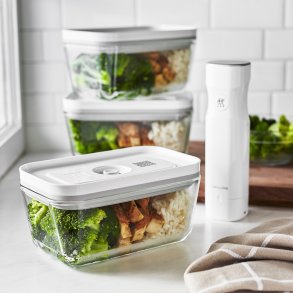 Zwilling Fresh & Save Vakuumboks L/2 L, Klar/Hvid
