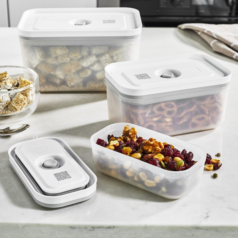 Zwilling Fresh & Save Vakuumbox Set 3-teilig S/M/L, halbtransparent