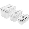 Zwilling Fresh & Save Vakuumbox Set 3-teilig S/M/L, halbtransparent