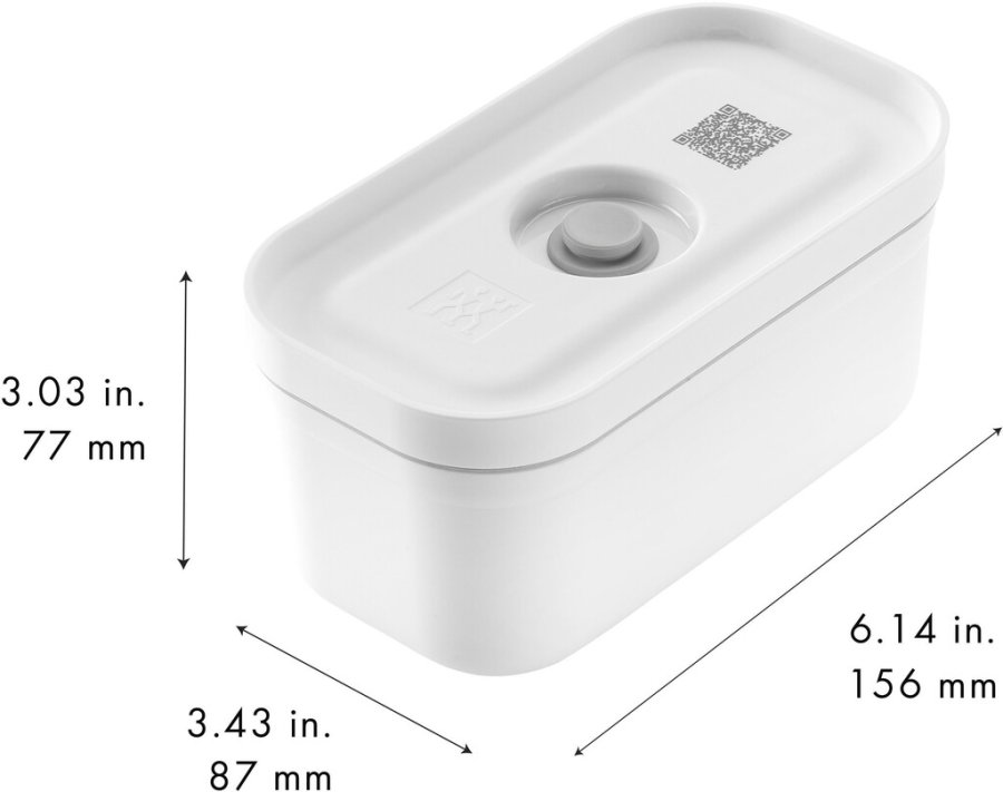 Zwilling Fresh & Save Vakuum Brotdosen S 500 ml, Wei�